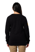 Load image into Gallery viewer, CAT Trademark Banner Women's Long Sleeve Tee - Black