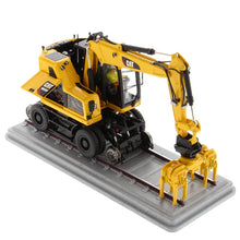Load image into Gallery viewer, CAT 1:50 M323F Railroad Wheel SY Excavator - High Line Series
