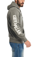Load image into Gallery viewer, CAT Banner Midweight Full-Zip Hoodie - Dark Heather Grey