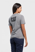 Load image into Gallery viewer, CAT Trademark Women's Tee - Dark Heather Grey