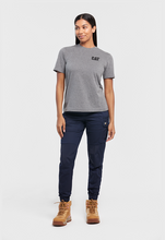 Load image into Gallery viewer, CAT Trademark Women's Tee - Dark Heather Grey