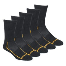 Load image into Gallery viewer, CAT 10 Pack Performance Crew Socks - Black/Grey