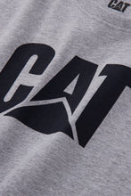 Load image into Gallery viewer, CAT Trademark Logo Women's Tee - Heather Grey