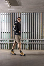 Load image into Gallery viewer, CAT Logo Panel Hooded Sweatshirt - Black