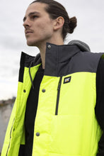 Load image into Gallery viewer, CAT Hi Vis Hooded Work Vest - Yellow

