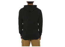 Load image into Gallery viewer, UPF HOODED BANNER L/S TEE - BLACK

