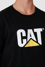 Load image into Gallery viewer, CAT TM LOGO TEE - BLACK
