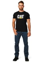 Load image into Gallery viewer, CAT ORIGINAL FIT LOGO TEE - BLACK
