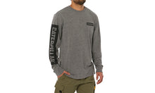 Load image into Gallery viewer, Cat Icon Block Long Sleeve Tee - Heather Grey
