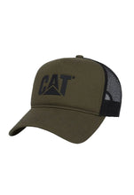 Load image into Gallery viewer, CAT Logo Mesh Back Hat - Dusty Olive
