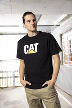 Load image into Gallery viewer, CAT TM LOGO TEE - BLACK
