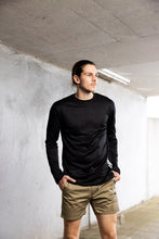 Load image into Gallery viewer, CAT Coolmax Long Sleeve Tee - Black
