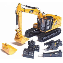 Load image into Gallery viewer, CAT 1:50 323 Hydraulic Excavator Next Gen Highline Series - with attachments
