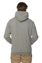 Load image into Gallery viewer, CAT Icon Block Hooded Sweatshirt - Dark Heather Grey
