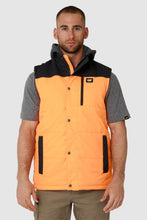 Load image into Gallery viewer, Cat Hi Vis Hooded Work Vest - Orange
