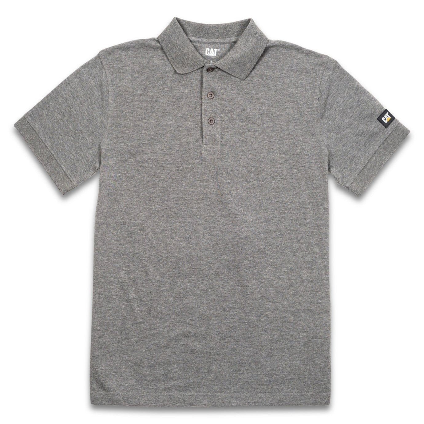 CAT Essential Polo - Dark Heather Grey