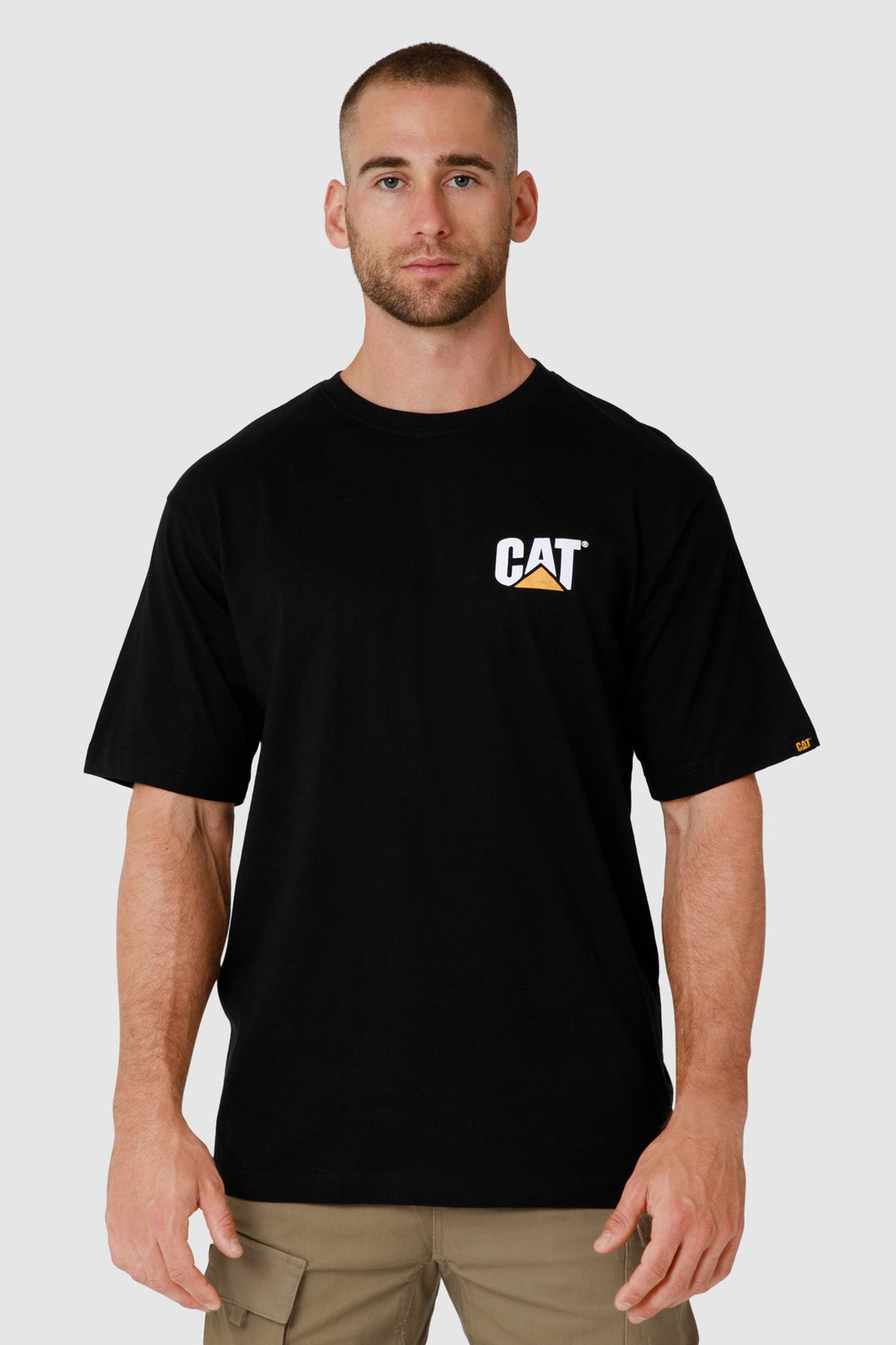 CAT TRADEMARK TEE - BLACK