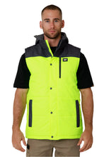 Load image into Gallery viewer, CAT Hi Vis Hooded Work Vest - Yellow
