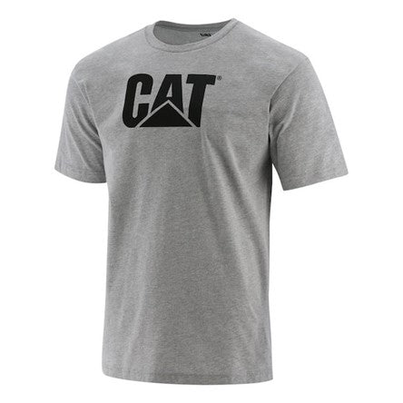 CAT Original Fit Logo Tee - Dark Heather Grey