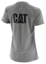 Load image into Gallery viewer, CAT Trademark Women&#39;s Tee - Dark Heather Grey
