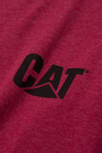 Load image into Gallery viewer, CAT Trademark Banner Women&#39;s Long Sleeve Tee - Brick Heather
