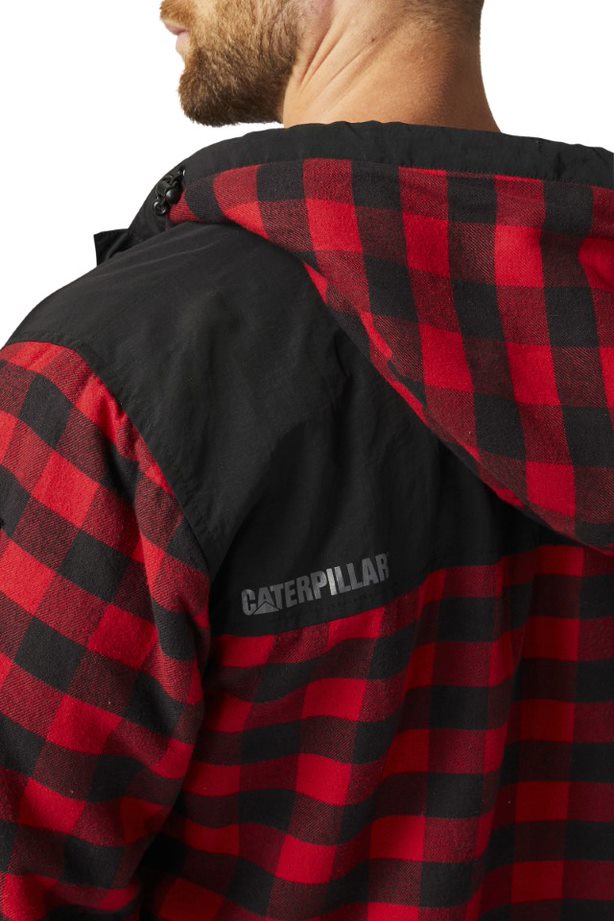 Sequoia Shirt Jacket Red Buffalo Plaid Terra Cat Shop