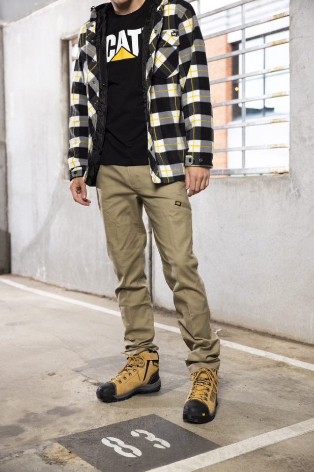 CAT Stretch Canvas Utility Pant - Khaki
