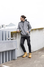 Load image into Gallery viewer, CAT Logo Panel Hooded Sweatshirt
