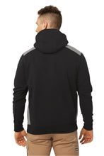 Load image into Gallery viewer, CAT Logo Panel Hooded Sweatshirt - Black
