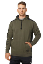 Load image into Gallery viewer, CAT Logo Panel Hooded Sweatshirt
