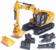 CAT 1:50 323 Hydraulic Excavator Next Gen Highline Series - with attachments