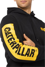 Load image into Gallery viewer, CAT Icon Block Hooded Sweatshirt - Black/Yellow
