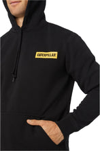 Load image into Gallery viewer, CAT Icon Block Hooded Sweatshirt - Black/Yellow

